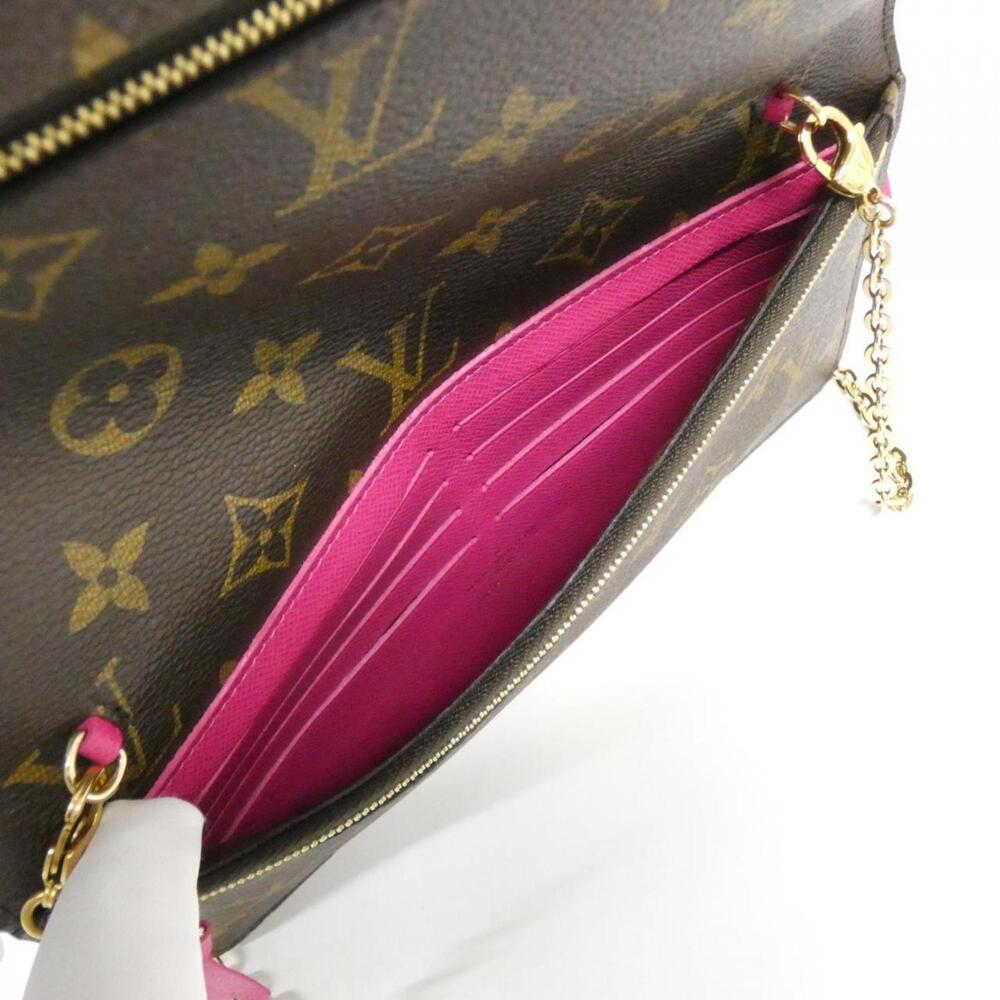 LOUIS VUITTON Authentic Brown Monogram Pochette Mini Bag - Picture 7 of 8